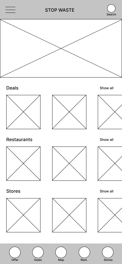 ReduceWaste wireframe_Home2