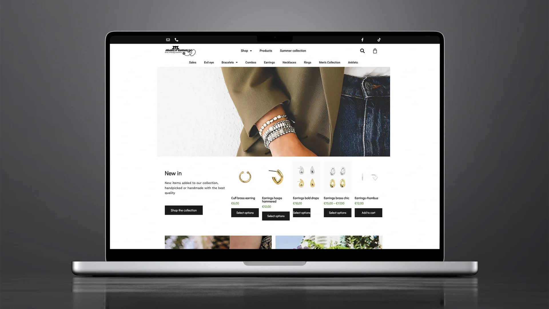 Macramaze ecommerce shop_f